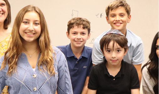 students gathered for group photo